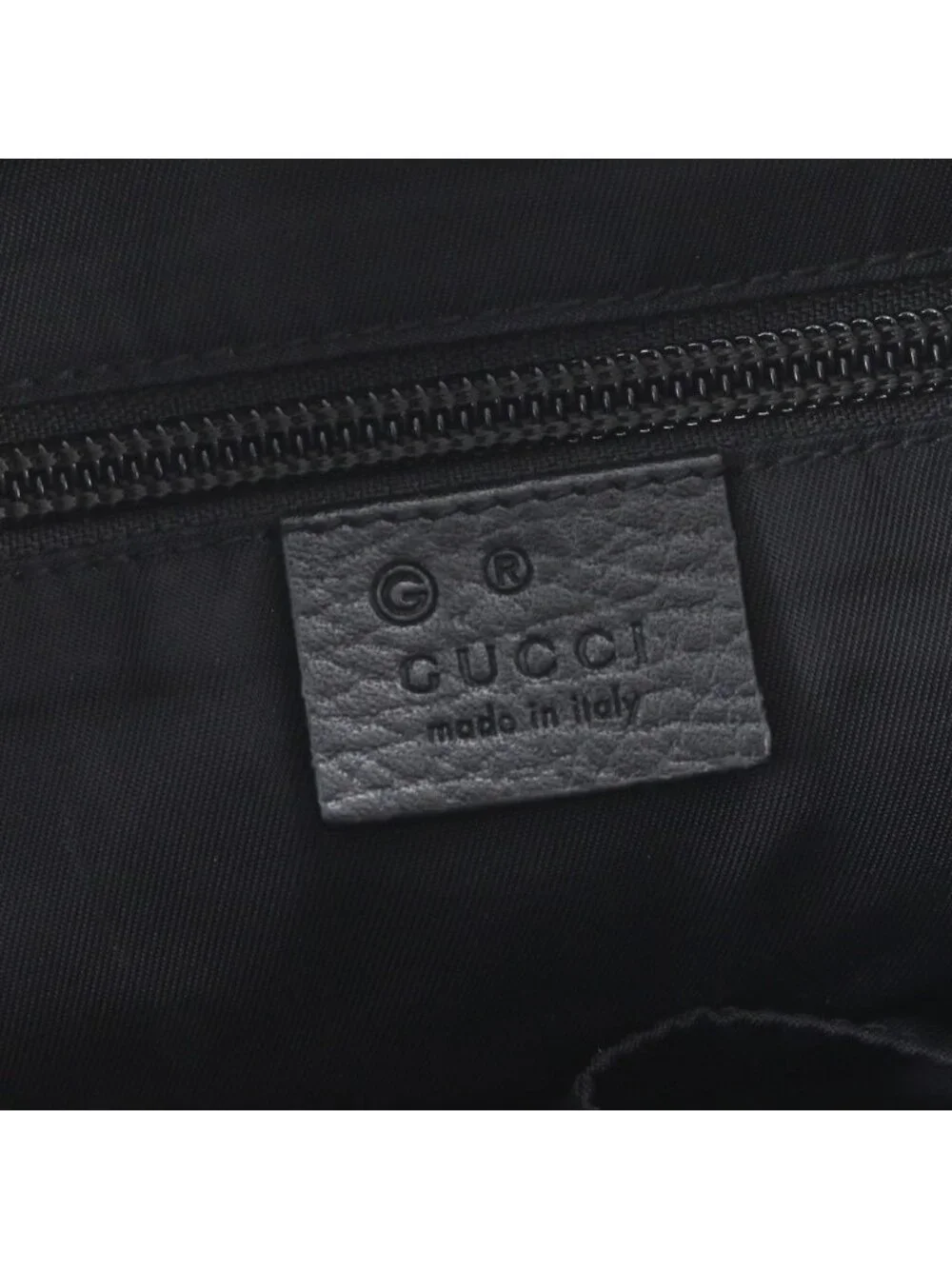 Gucci GG Nylon Leather Backpack Shoulder Bag
